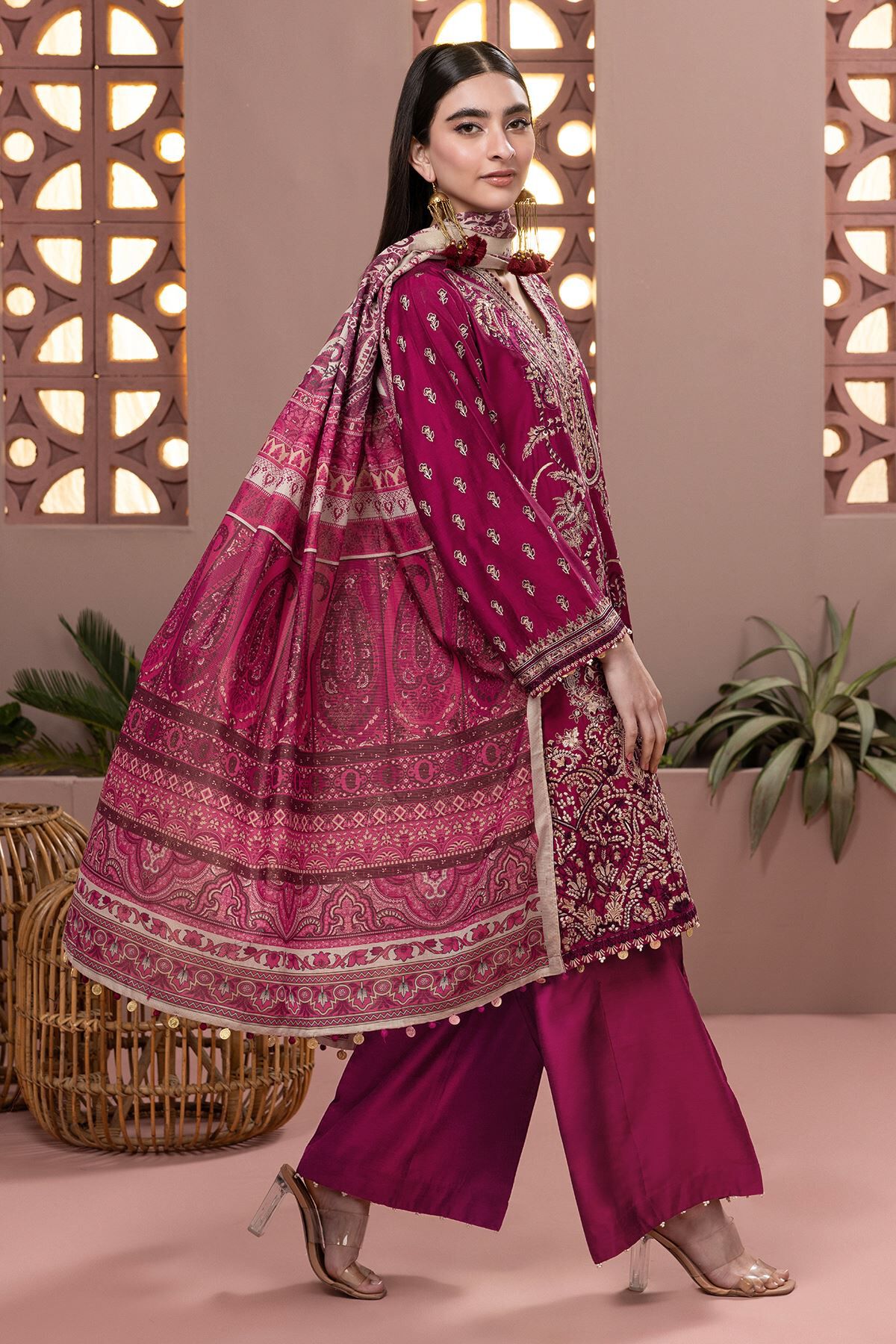 Buy Tailored 3 Piece | 0.0 N/A | BDS240409ST-VG_D-PINK