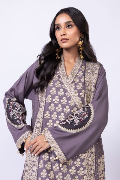 Embroidered | Viscose Oak Silk | Kurta | USD 70.00
