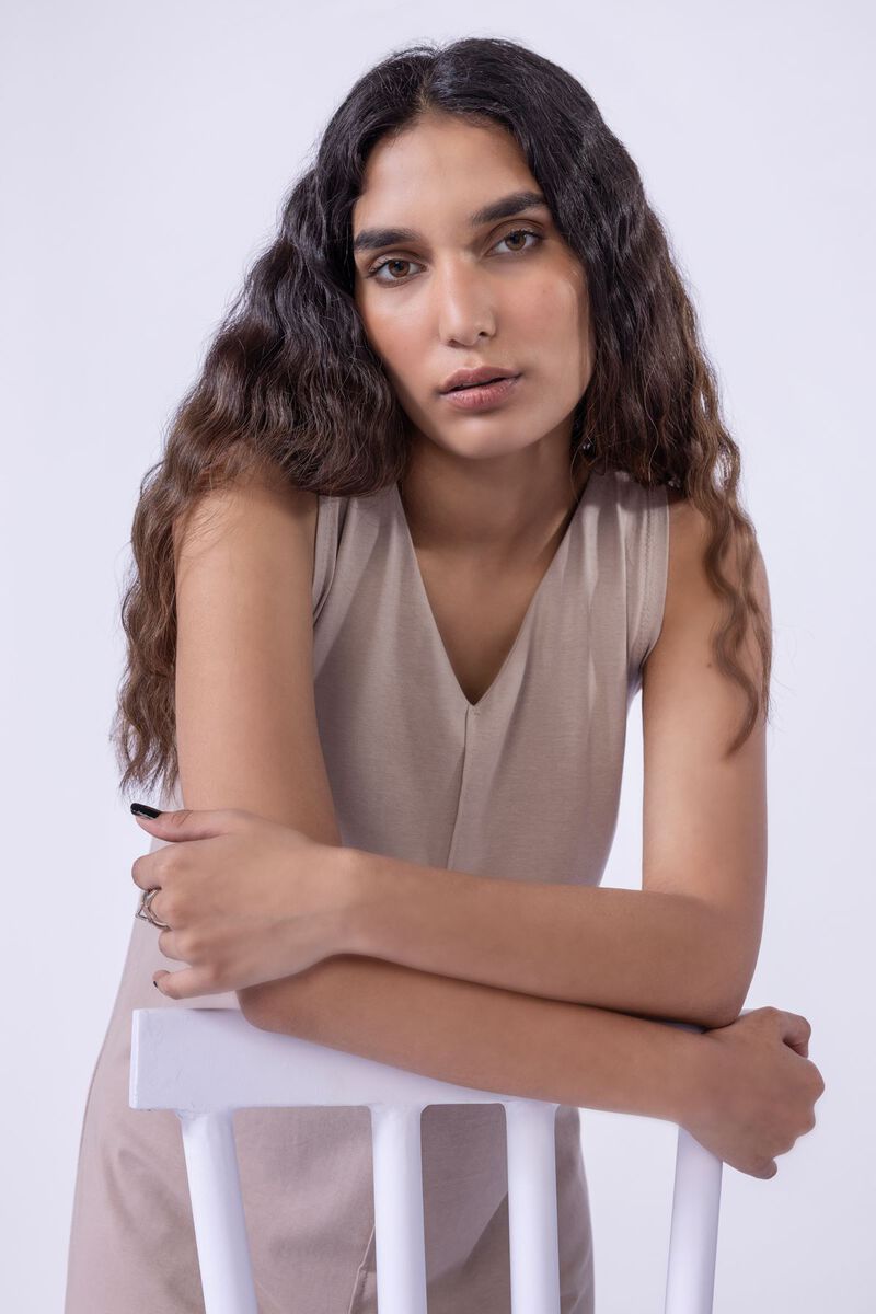 Dyed | Lycra Jersey | Maxi Dress | USD 7.50