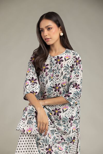 Printed | Cambric | Floral Cambric Kurta | USD 35.00