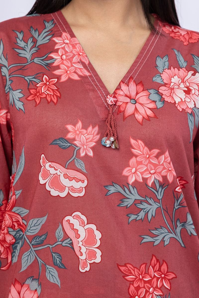 Printed | Cambric | Kurta | USD 12.50
