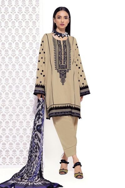 Embroidered | Crosshatch | Tailored 3 Piece | USD 42.50