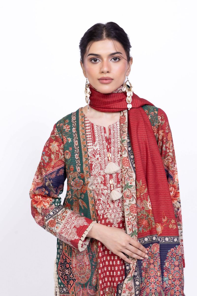 Printed | Textured Cotton | Dupatta | USD 8.50