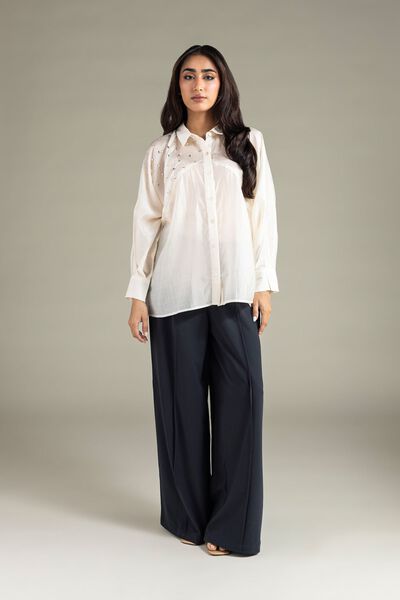 Dyed | Raw Silk | Trousers | USD 14.00