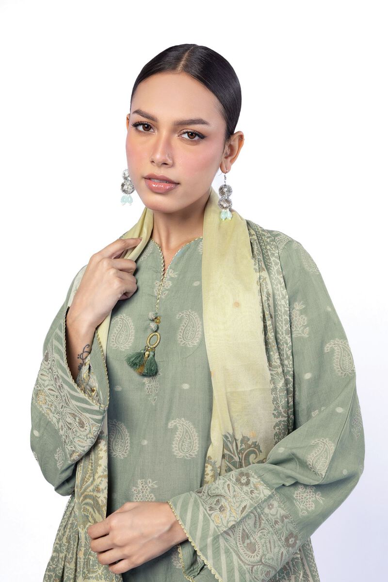 Dyed | Jacquard | Tailored 3 Piece | USD 70.00