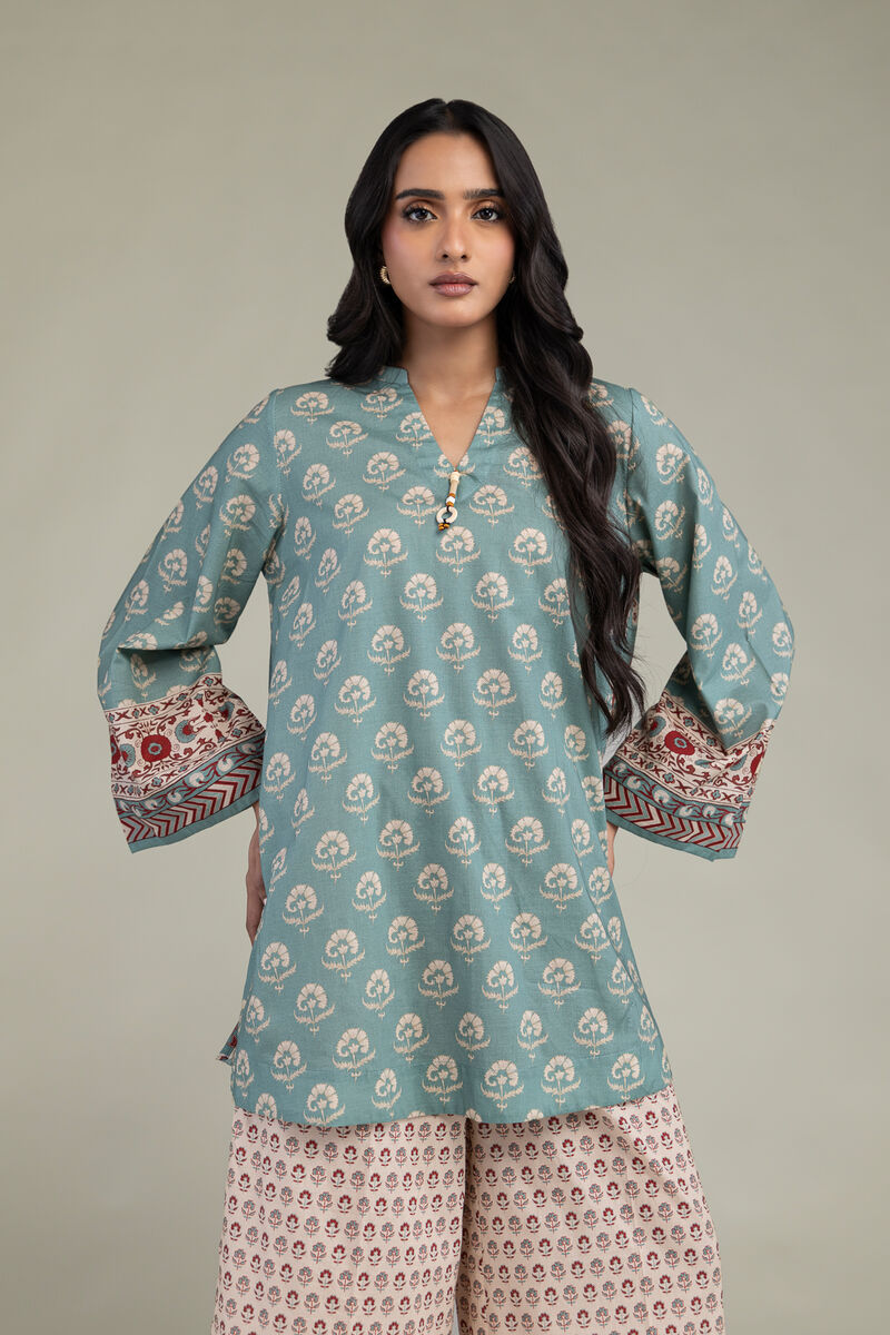 Printed | Cambric | Short Floral Kurta | USD 35.00