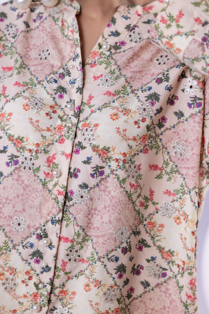 Embroidered | Russian Raw Silk | Kurta | USD 60.00