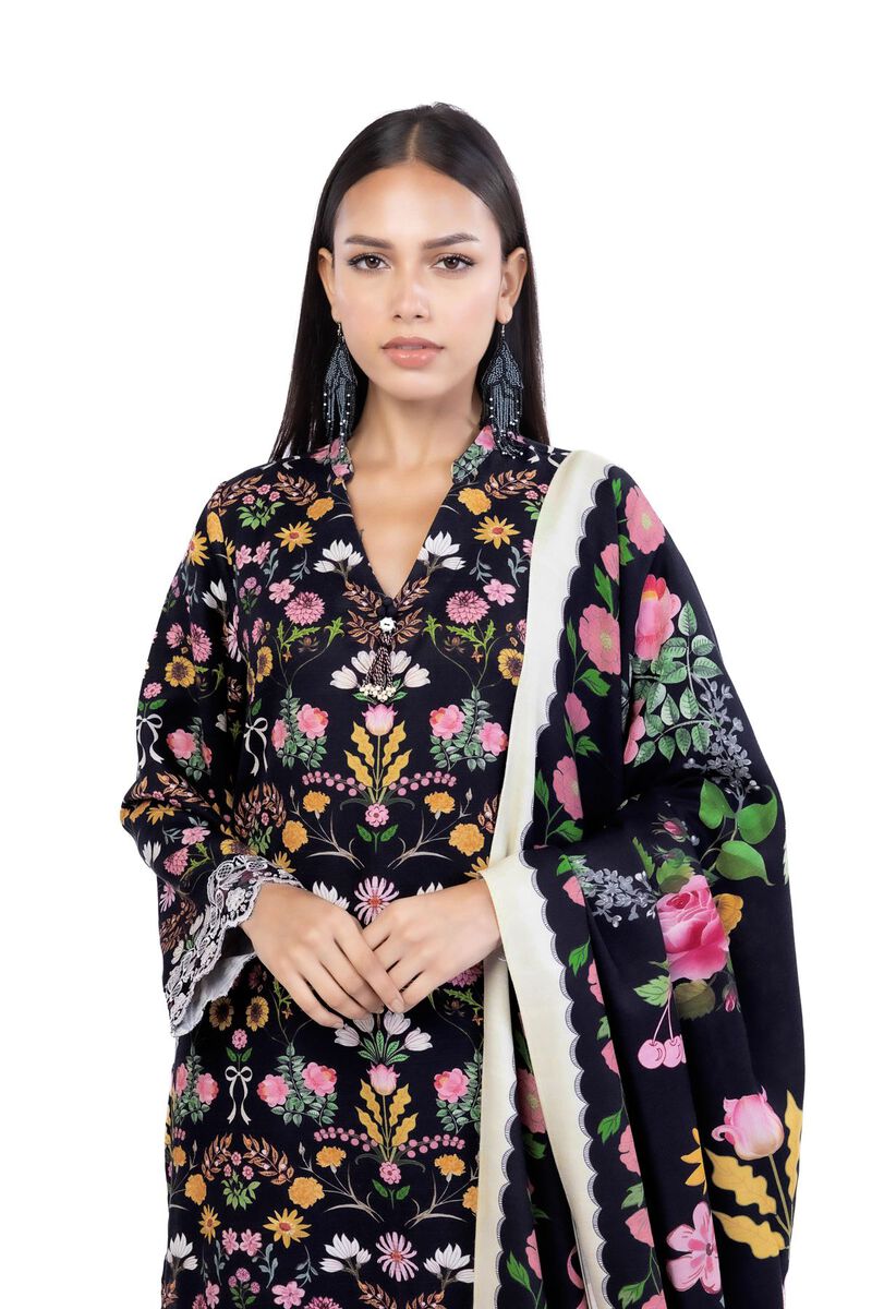 Embroidered | Blended Khaddar | Tailored 3 Piece | USD 60.00