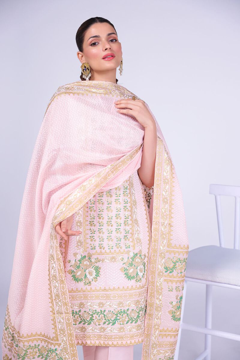 Printed | Cotton Net | Dupatta | USD 33.00