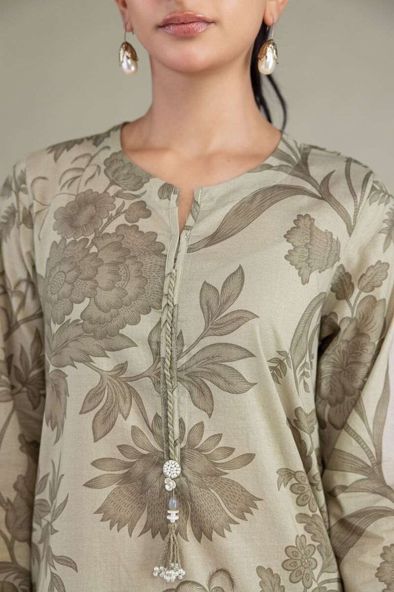 Printed | Cambric | Floral Cambric Kurta | USD 35.00