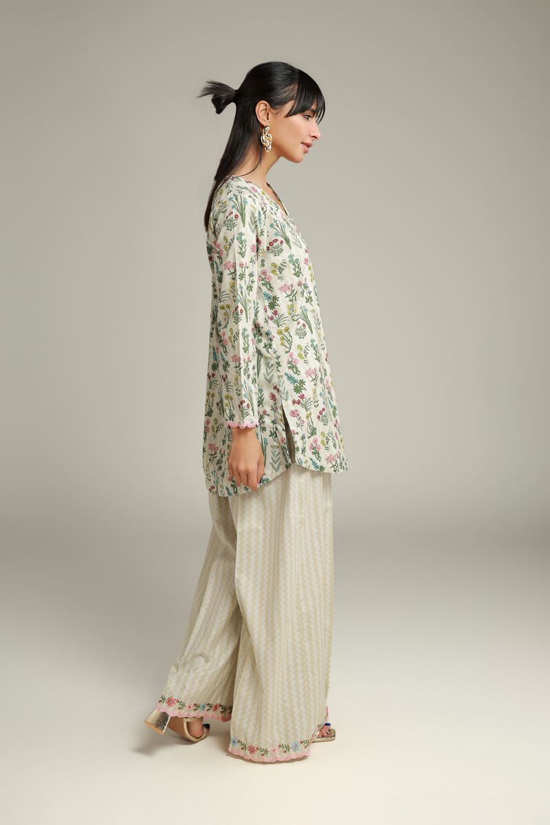 Embroidered | Cotton Dobby | Cotton Dobby Pants | USD 25.00