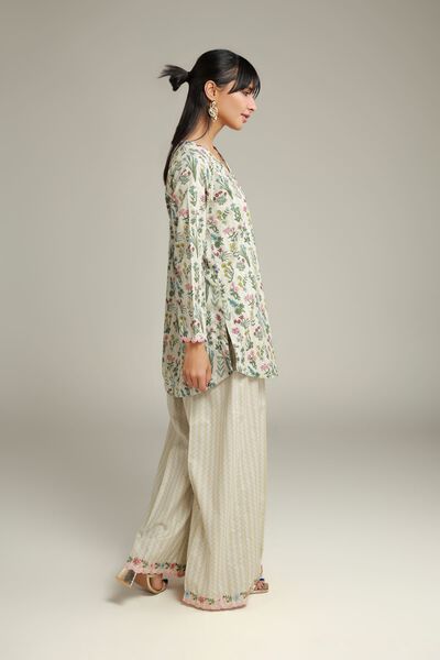 Embroidered | Cotton Dobby | Cotton Dobby Pants | USD 25.00