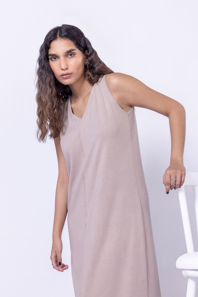 Dyed | Lycra Jersey | Maxi Dress | USD 7.50