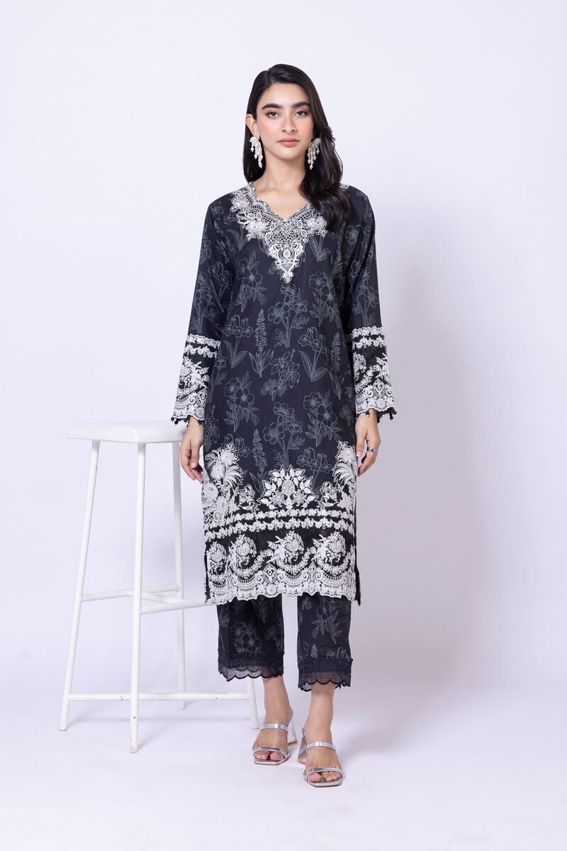 Embroidered | Cotton Satin | Kurta | USD 27.50