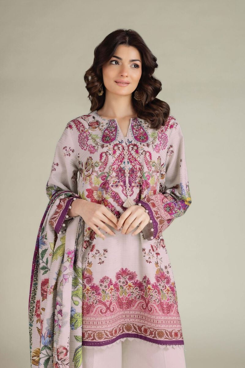 Printed | Mesuri Dobby | Tailored 3 Piece | USD 65.00