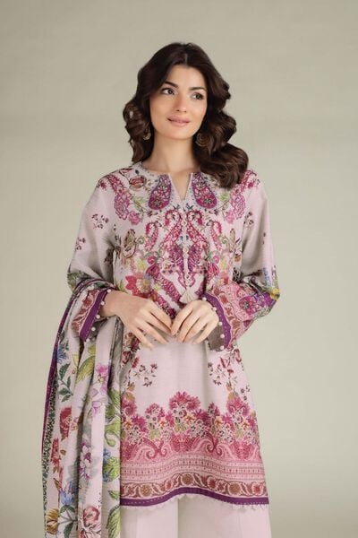 Printed | Mesuri Dobby | Tailored 3 Piece | USD 65.00