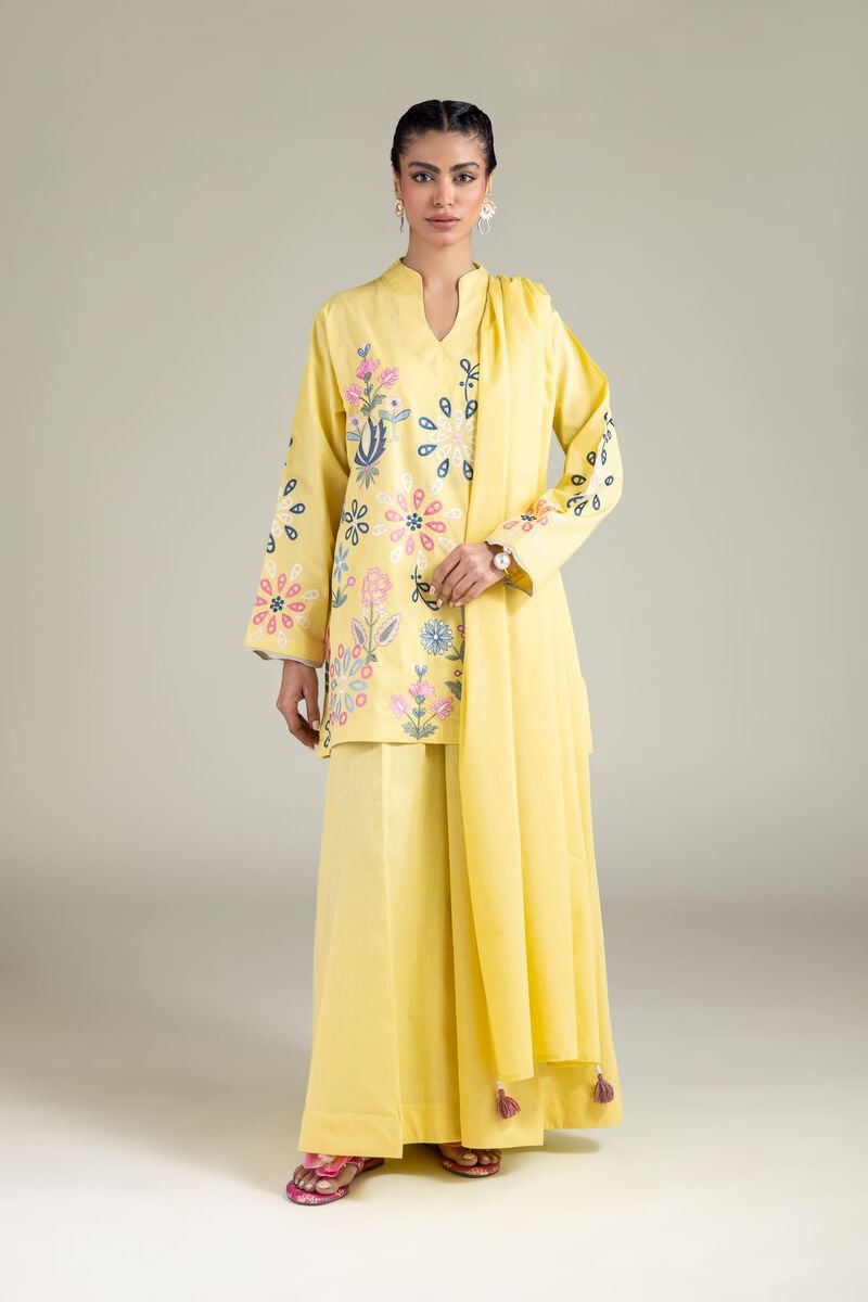 Embroidered | Textured Cotton | Dupatta | USD 25.00