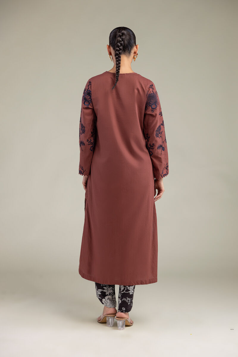 Embroidered | Cambric | Cambric Floral Kurta | USD 60.00