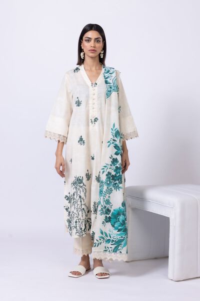 Embroidered | Crosshatch Poplin | Kurta | USD 20.00