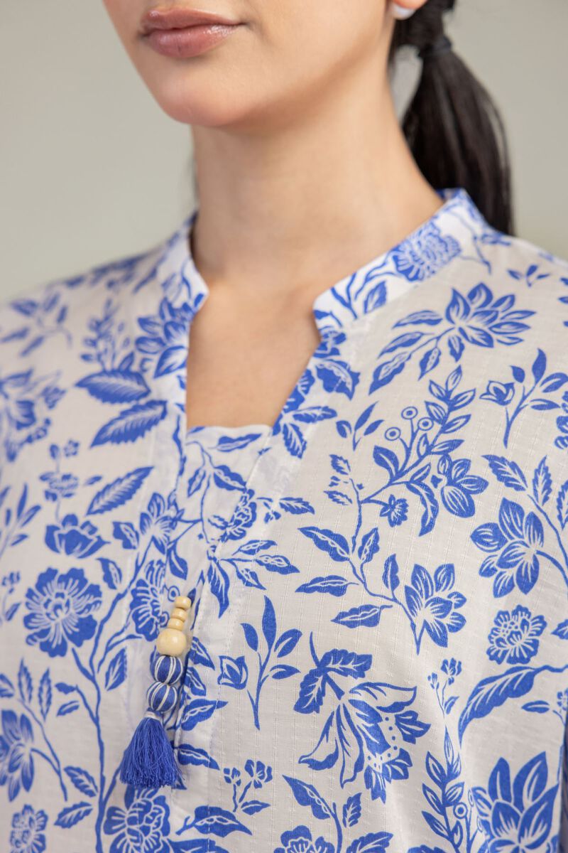 Printed | Cotton Dobby | Floral Cotton Kurta | USD 30.00