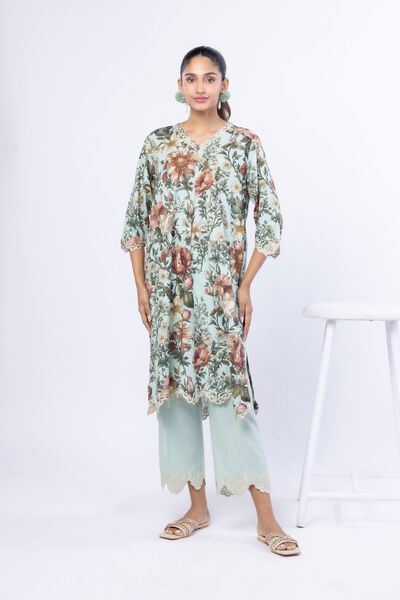 Embroidered | Cambric | Pants | USD 5.10