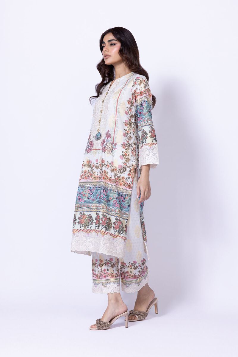 Embroidered | Cotton Polyester Broshia Jacquard | Pants | USD 9.00