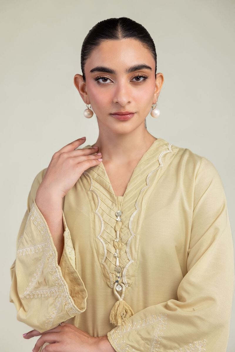Embroidered | Arabic Lawn | Long Lawn Kurta | USD 35.00