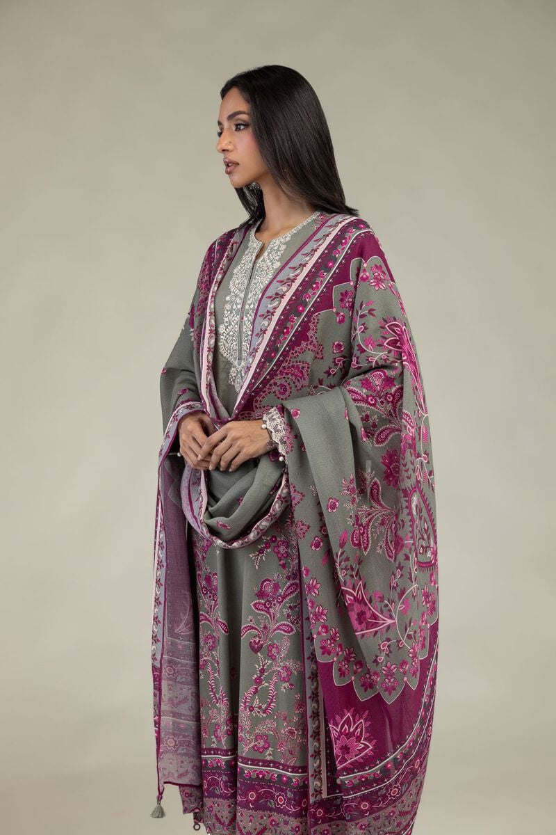 Embroidered | Textured Lawn | Floral Tailored 3-Piece | USD 75.00