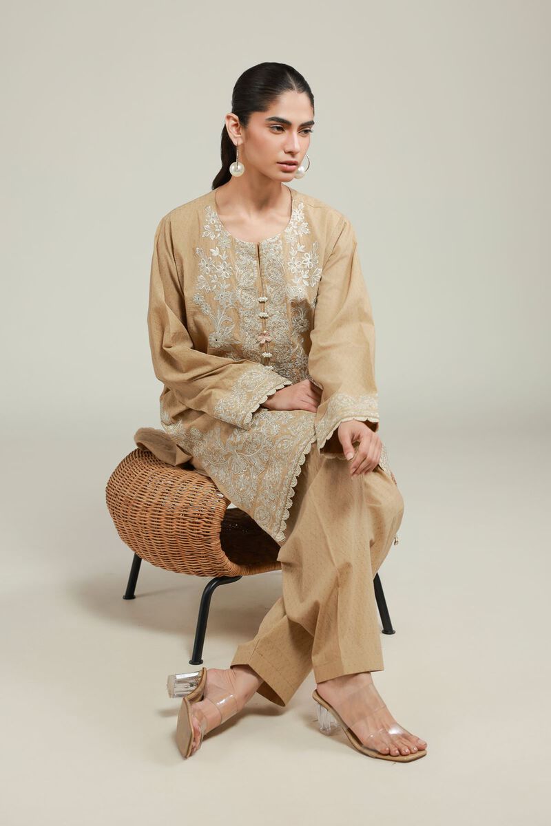 Embroidered | Cotton Dobby | Tailored Dobby Set | USD 60.00