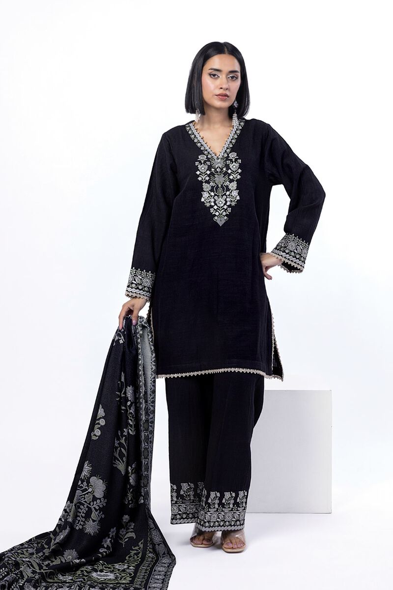 Embroidered | Khaddar | Tailored 3 Piece | USD 70.00
