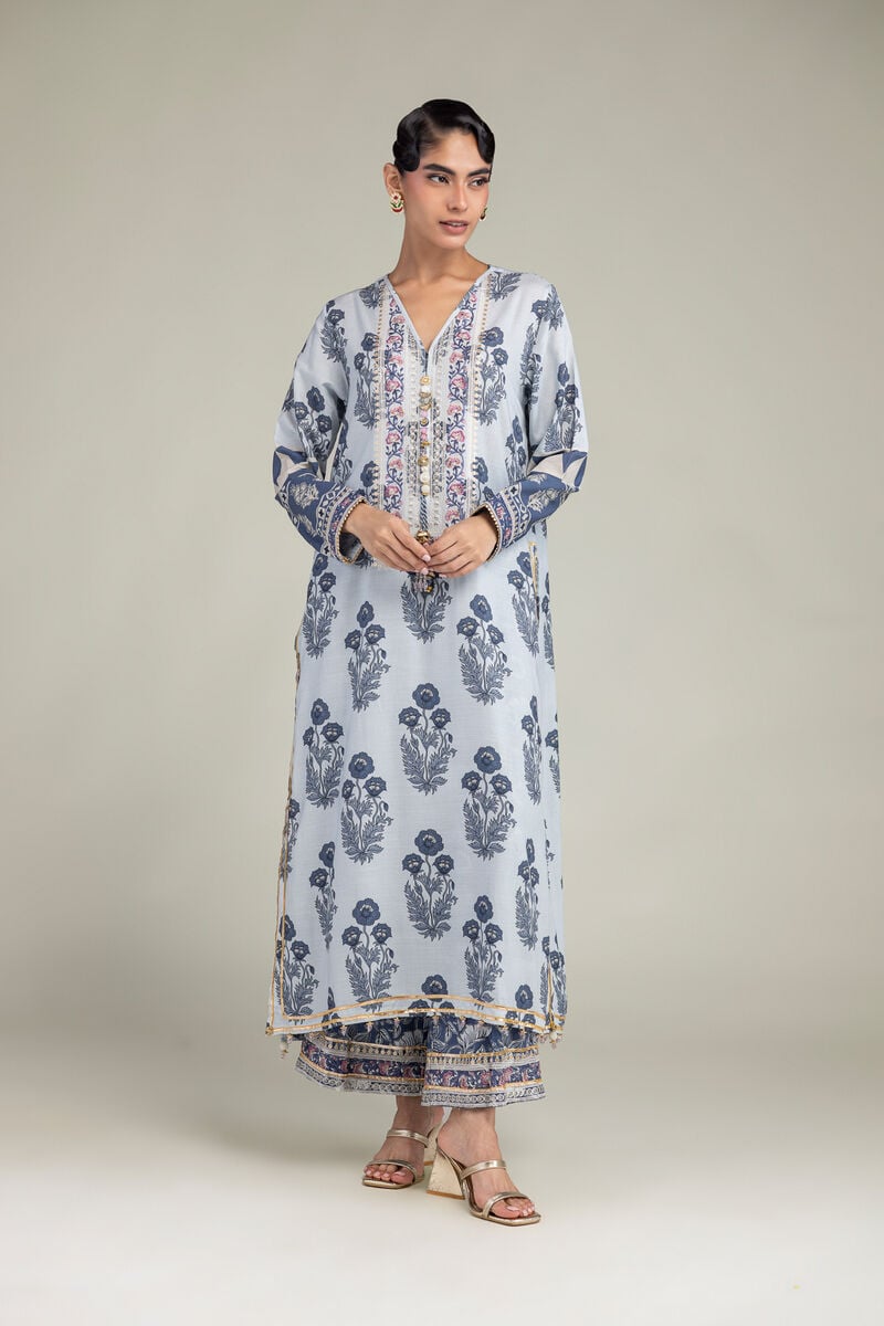 Embroidered | Raw Silk | Raw Silk Pants | USD 35.00