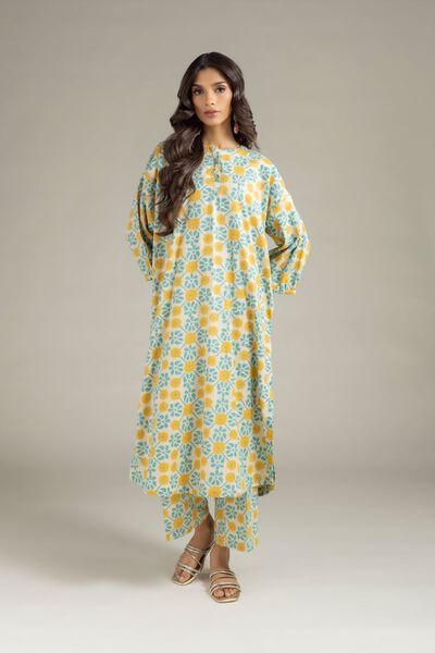 Printed | Heavy Textured Cotton | Pants | USD 17.00