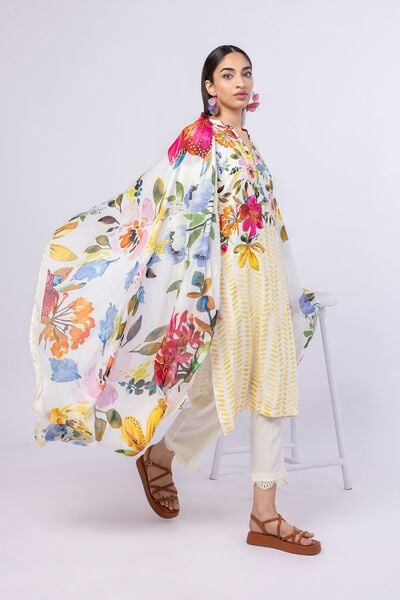 Printed | Light Thai Silk | Dupatta | USD 18.00