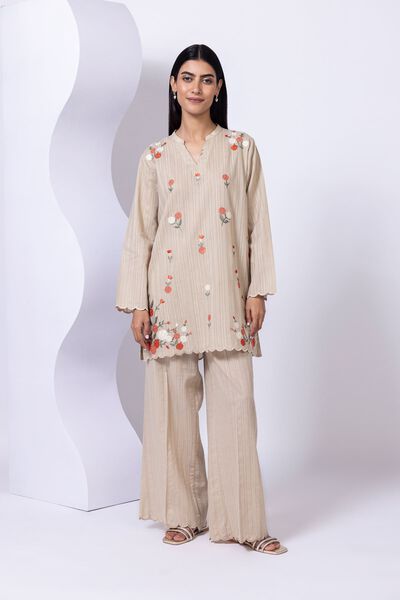 Embroidered | Leno | Kurta | USD 17.50