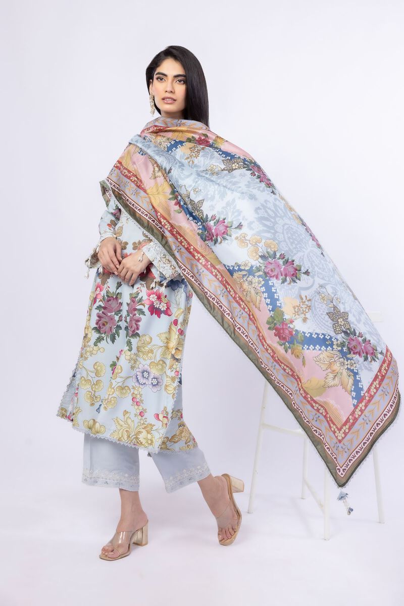 Printed | Tusser Silk | Dupatta | USD 28.00