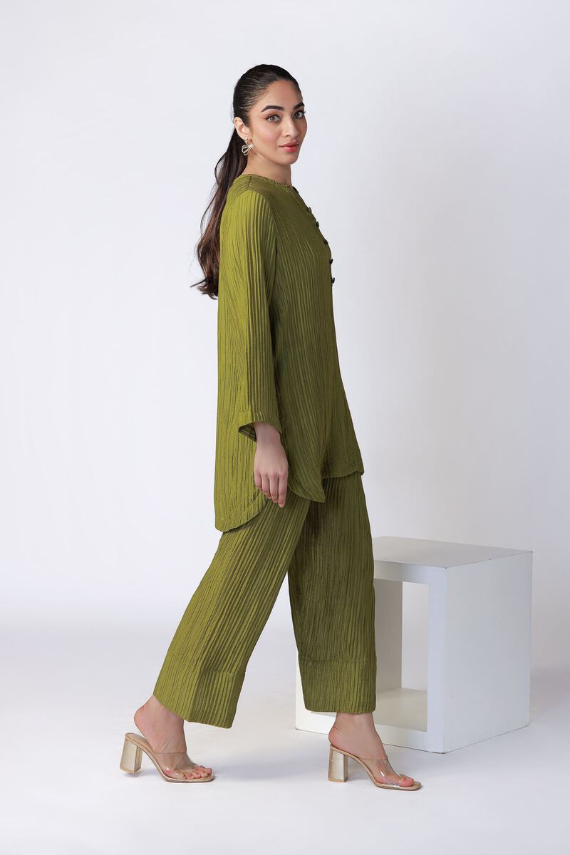 Dyed | Ripple Crinkle | Kurta | USD 25.00