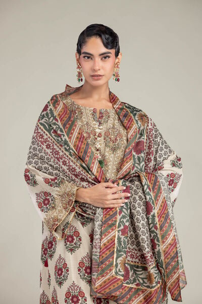 Embroidered | Polyester Silk | Printed Silk Dupatta | USD 30.00