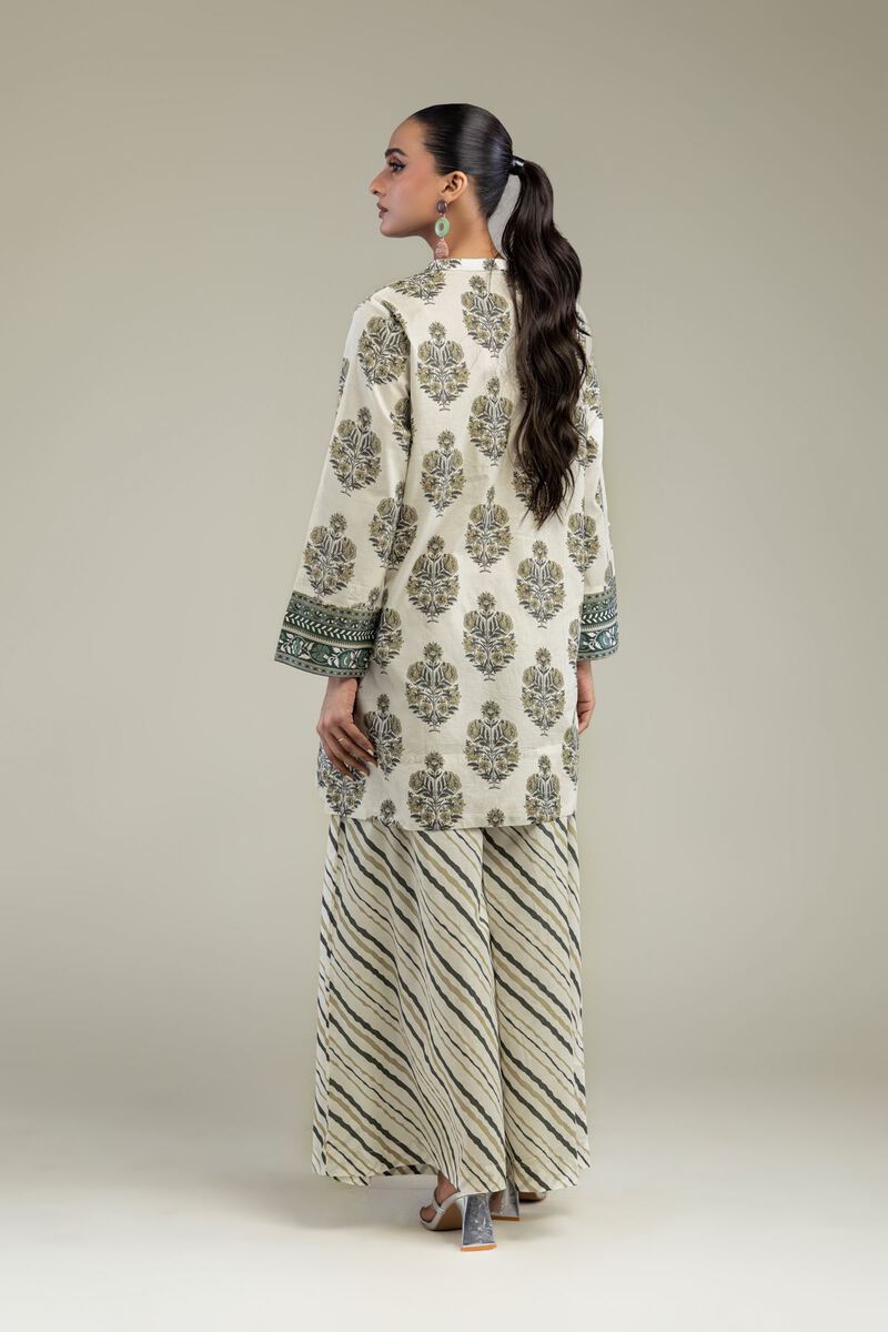 Printed | Cambric | Floral V-Neck Kurta | USD 35.00