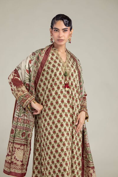 Embroidered | Polyester Silk | Floral Silk Dupatta | USD 30.00