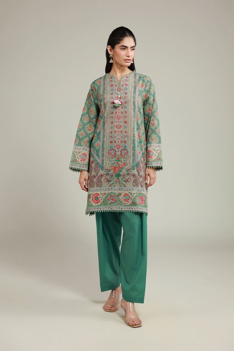 Printed | Cambric | Tailored 2 Piece | Top and Bottom | USD 45.00