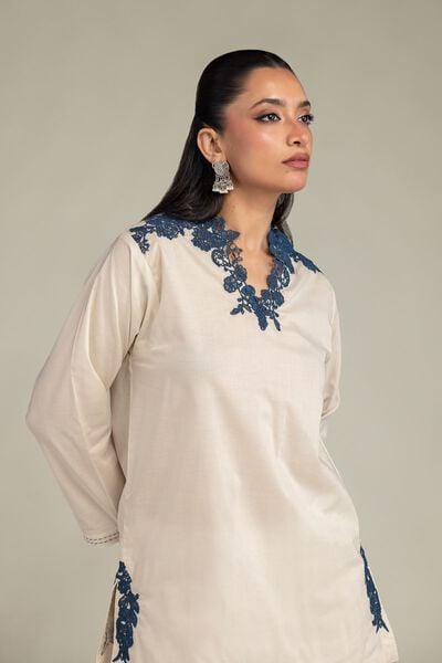 Embroidered | Cambric | Short Cambric Kurta | USD 45.00