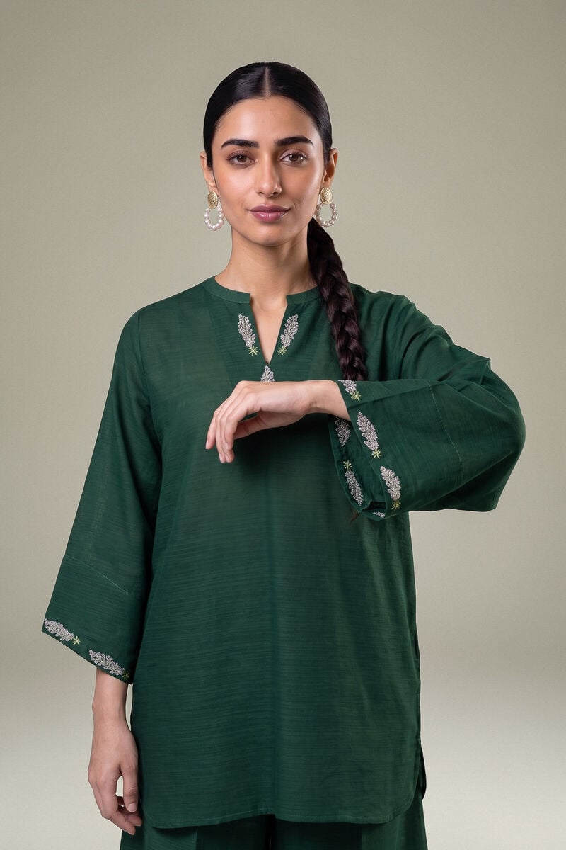 Embroidered | Light Khaddar | Embroidered Khaddar Kurta | USD 35.00