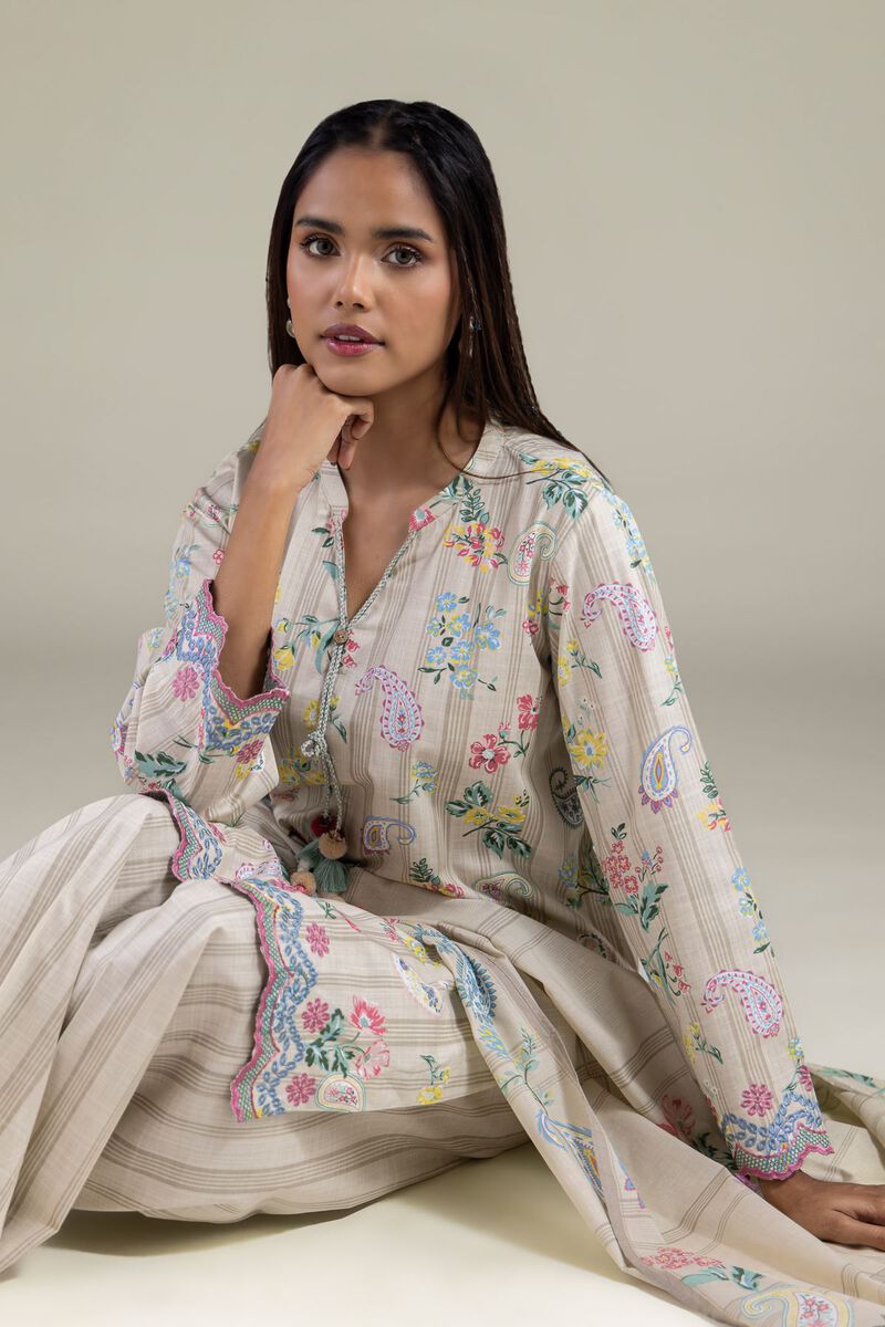 Embroidered | Textured Cotton | Kurta | USD 35.00