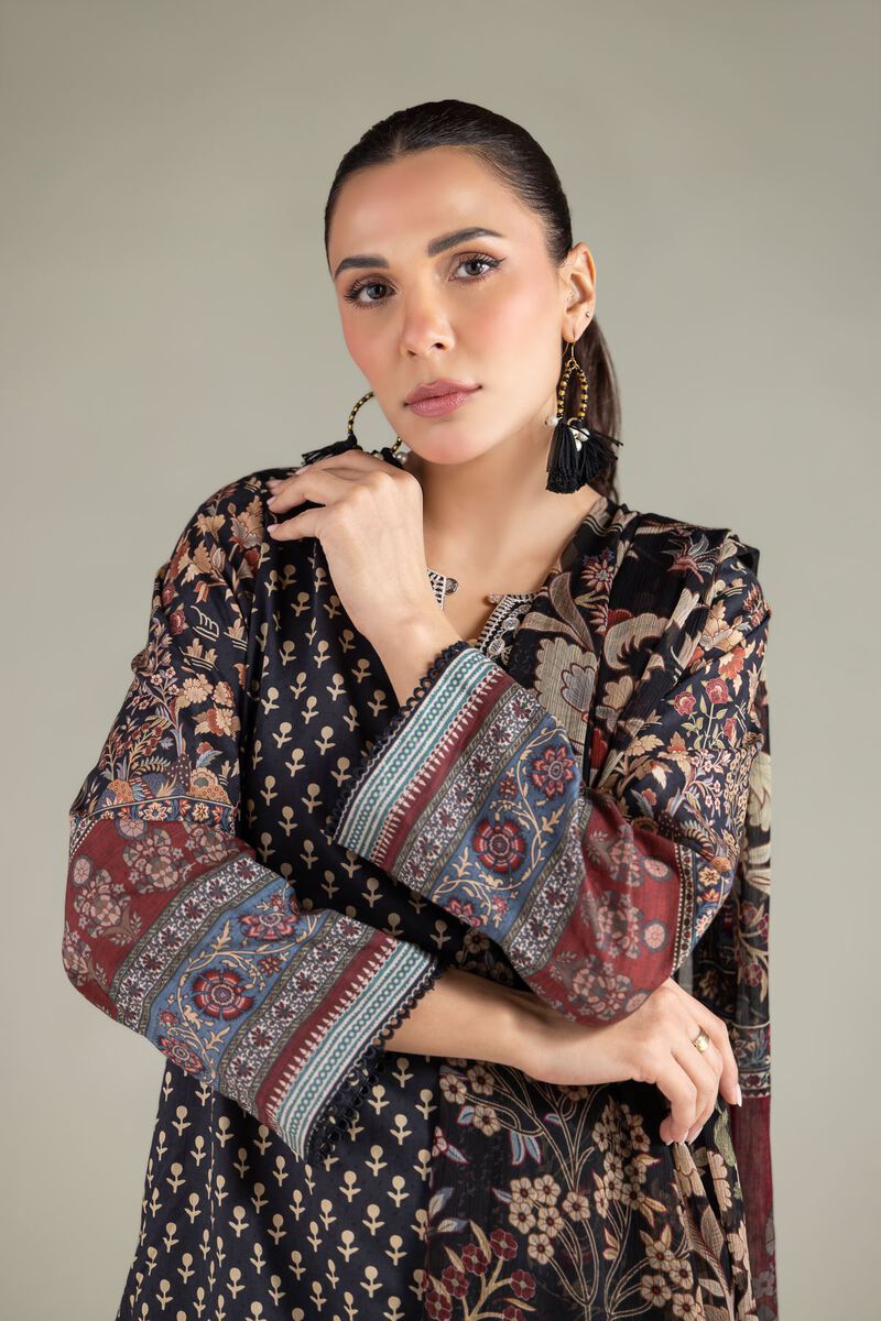 Embroidered | Cotton Dobby | Cotton Tailored 3-Piece | USD 70.00