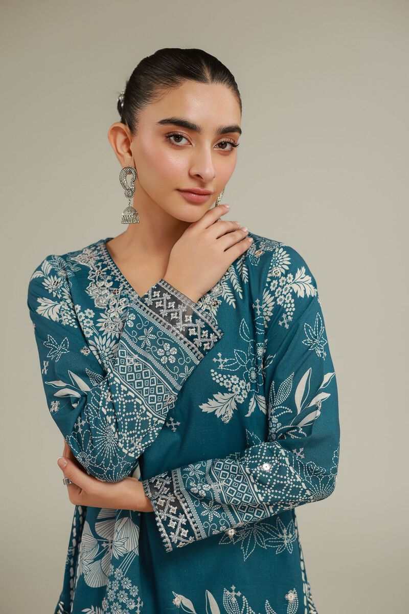 Embroidered | Raw Silk | Kurta | USD 55.00