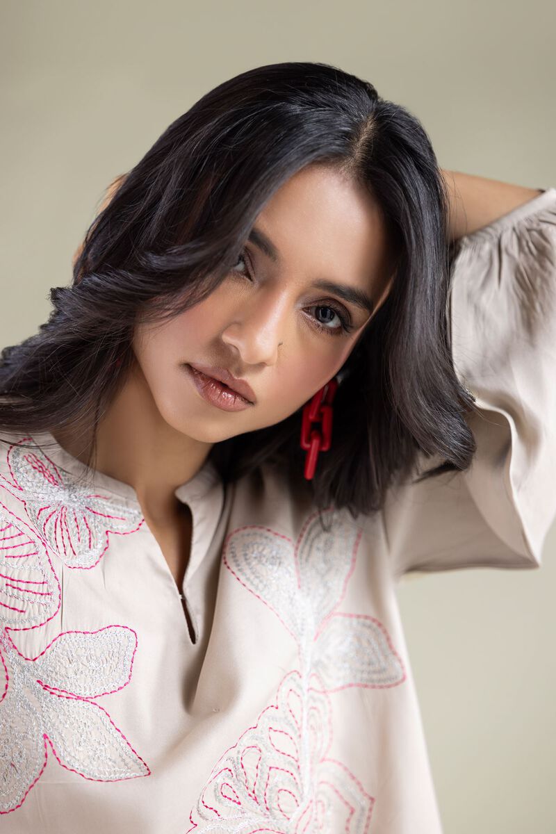 Embroidered | Viscose | Blouse | USD 35.00