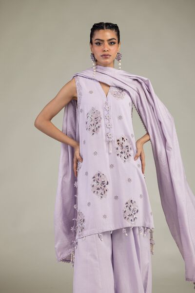 Raw Silk | 3-Piece Co-ord Set | USD 155.00