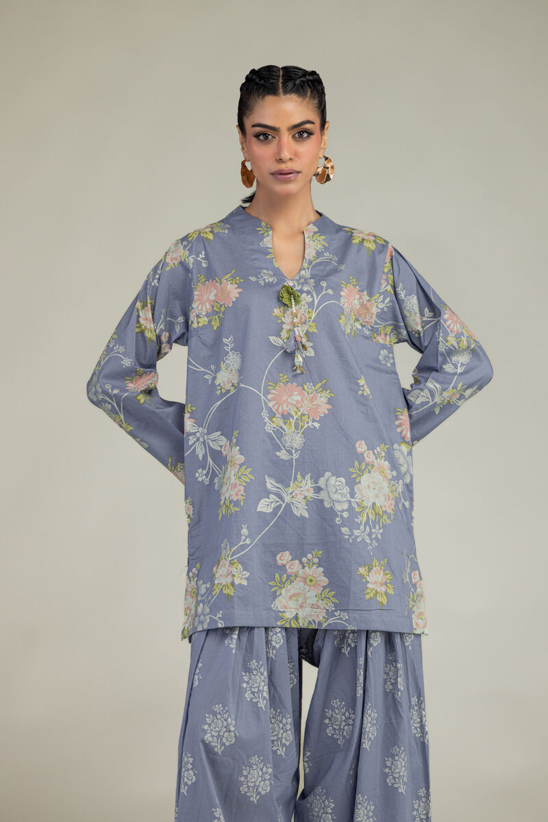 Printed | Cambric | Floral Cambric Kurta  | USD 35.00