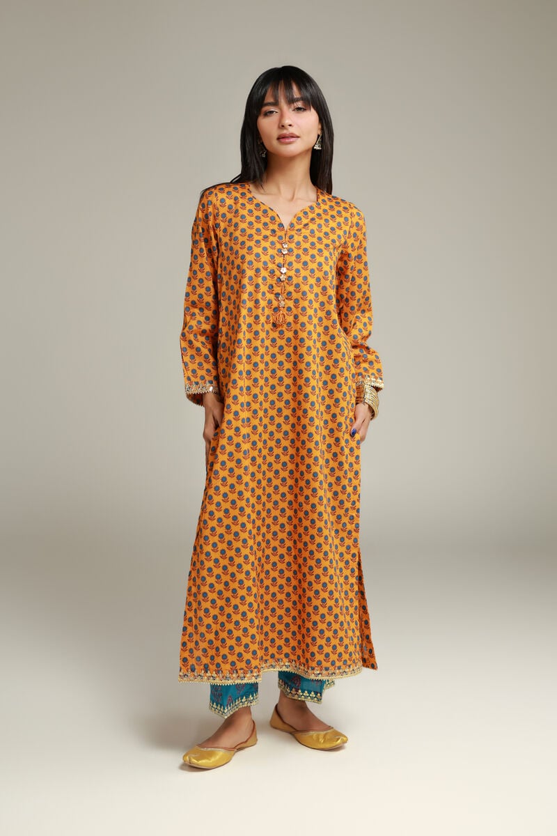 Embroidered | Cambric | Floral Cambric Kurta | USD 35.00