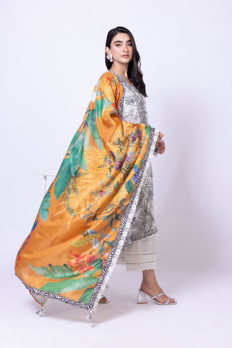 Printed | Polyester Silk | Dupatta | USD 13.50